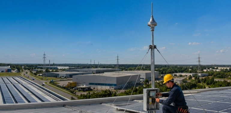 lightning-arrester-installation